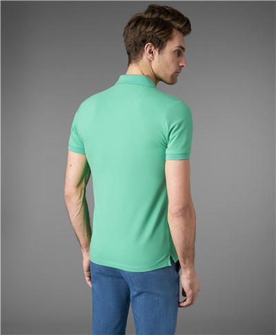 фото рубашки поло HENDERSON, цвет зеленый, HPS-0182-4 GREEN