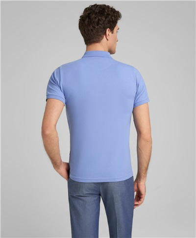 фото рубашки поло HENDERSON, цвет голубой, HPS-0182-4N BLUE