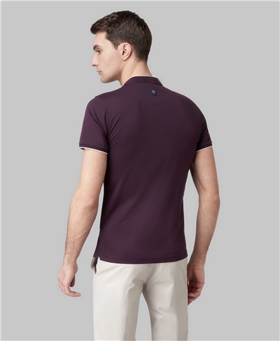 фото рубашки поло HENDERSON, цвет темно-пурпурный, HPS-0185-2 DPURPLE
