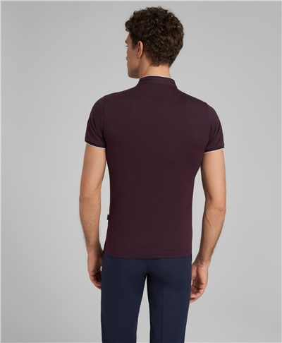 фото рубашки поло HENDERSON, цвет темно-пурпурный, HPS-0185-3 DPURPLE