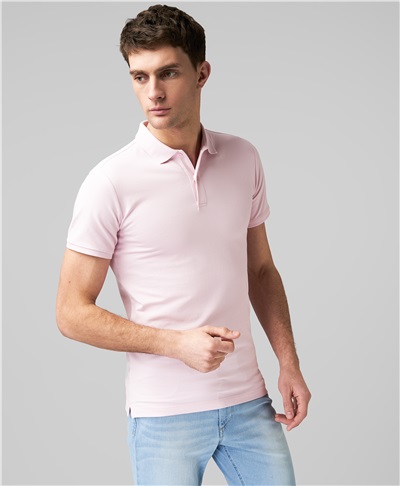 фото рубашки поло HENDERSON, цвет светло-розовый, HPS-0328 LPINK