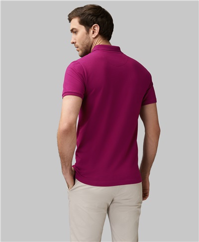 фото рубашки поло HENDERSON, цвет фиолетовый, HPS-0328 PURPLE
