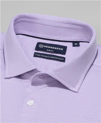 фото рубашки трикотажной HENDERSON, цвет фиолетовый, HSL-0034 VIOLET