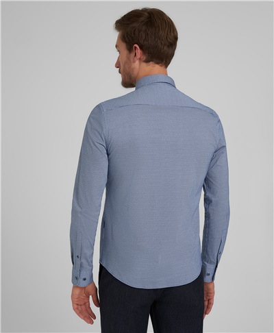 фото рубашки трикотажной HENDERSON, цвет синий, HSL-0052 NAVY