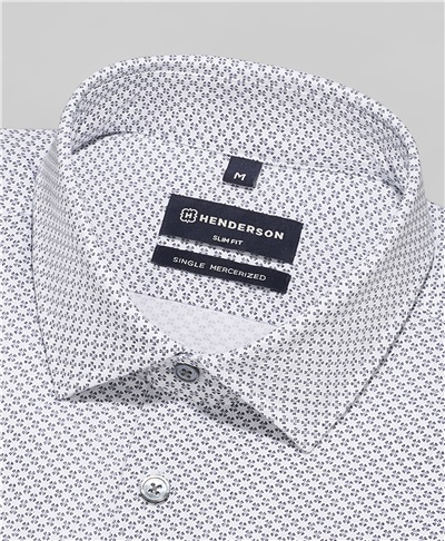 фото рубашки трикотажной HENDERSON, цвет серый, HSS-0116 GREY
