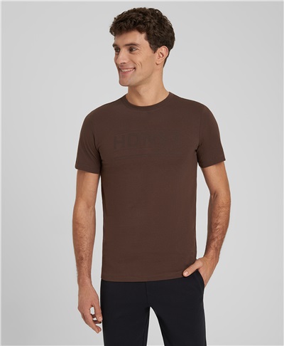 фото футболки HENDERSON, цвет коричневый, HTS-0368 BROWN