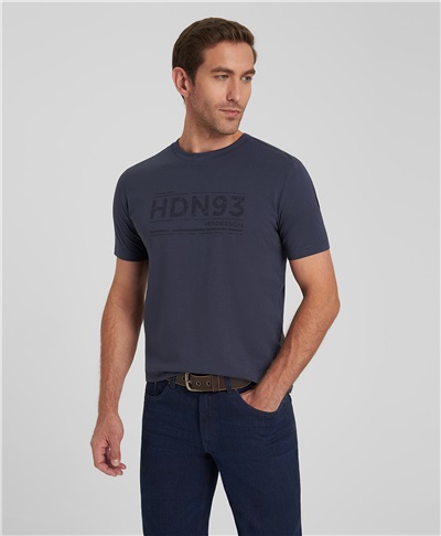 фото футболки HENDERSON, цвет темно-синий, HTS-0368 DNAVY