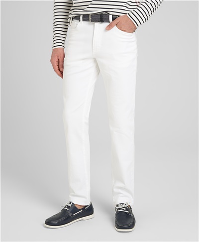 фото джинсов HENDERSON, цвет белый, JS-0138 WHITE