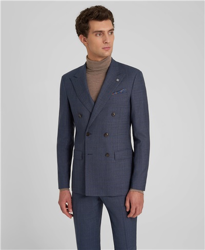 фото костюмного пиджака HENDERSON, цвет светло-синий, JT1-0213-S LNAVY