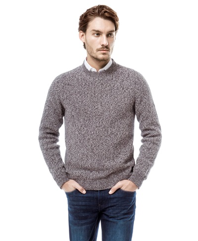 фото пуловера трикотажного HENDERSON, цвет серый, KWL-0546 GREY