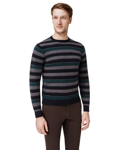 фото пуловера трикотажного HENDERSON, цвет серый, KWL-0607 GREY