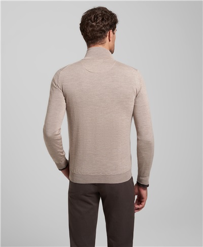 фото пуловера трикотажного HENDERSON, цвет бежевый, KWL-0650 BEIGE