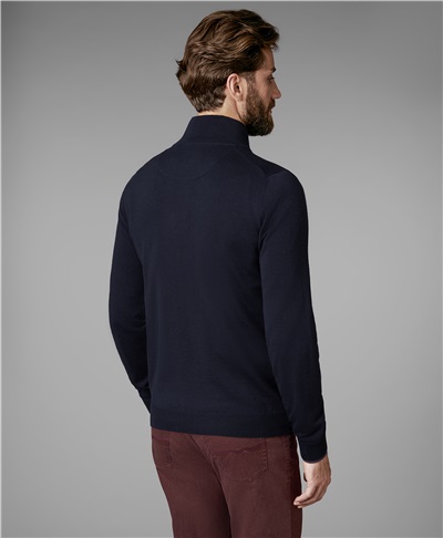 фото пуловера трикотажного HENDERSON, цвет темно-синий, KWL-0650 DNAVY