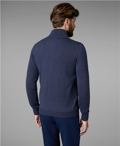 фото пуловера трикотажного HENDERSON, цвет светло-синий, KWL-0650 LNAVY