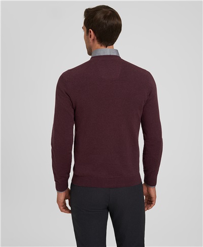 фото пуловера трикотажного HENDERSON, цвет бордовый, KWL-0677 BORDO