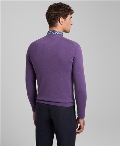 фото пуловера трикотажного HENDERSON, цвет фиолетовый, KWL-0677 PURPLE
