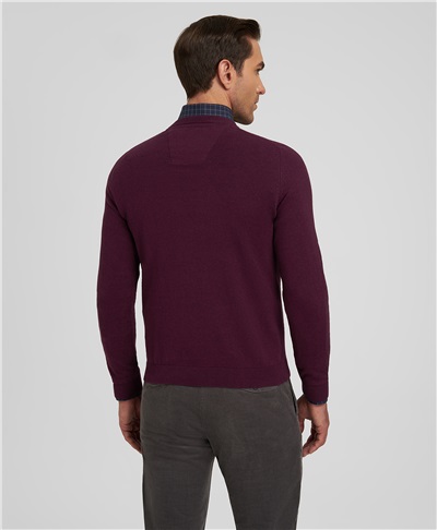 фото пуловера трикотажного HENDERSON, цвет фиолетовый, KWL-0678-1 PURPLE