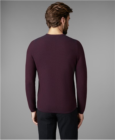 фото пуловера трикотажного HENDERSON, цвет бордовый, KWL-0685 BORDO