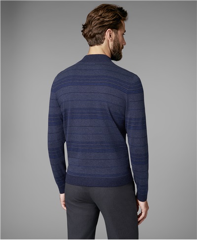 фото пуловера трикотажного HENDERSON, цвет светло-синий, KWL-0697 LNAVY