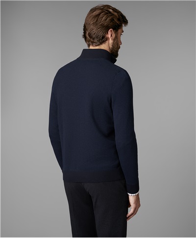 фото пуловера трикотажного HENDERSON, цвет синий, KWL-0701 NAVY