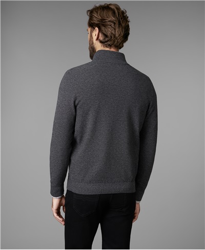 фото пуловера трикотажного HENDERSON, цвет серый, KWL-0702 GREY