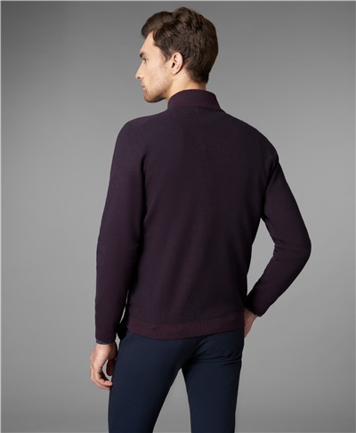 фото пуловера трикотажного HENDERSON, цвет бордовый, KWL-0728 BORDO