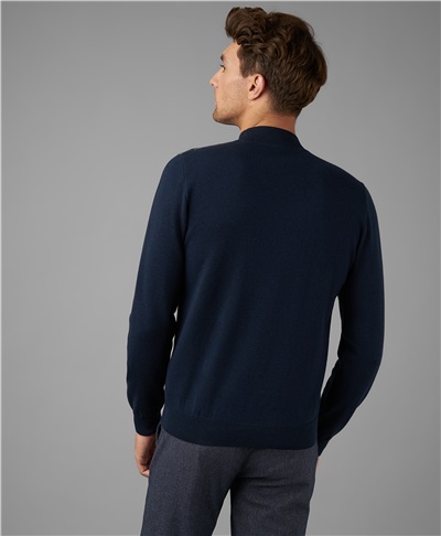 фото пуловера трикотажного HENDERSON, цвет синий, KWL-0754 NAVY