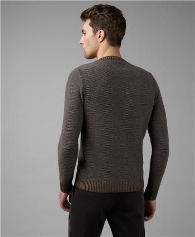 фото пуловера трикотажного HENDERSON, цвет серый, KWL-0757 GREY