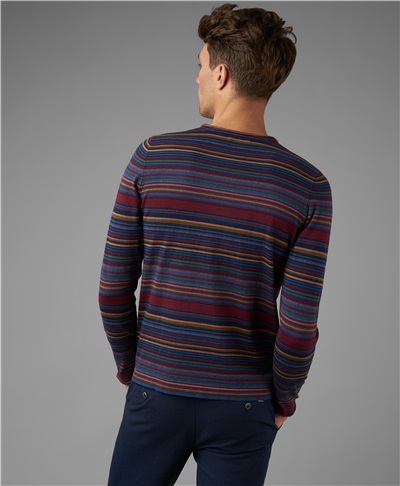 фото пуловера трикотажного HENDERSON, цвет бордовый, KWL-0780 BORDO