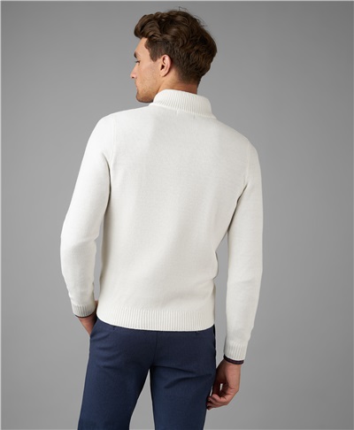 фото пуловера трикотажного HENDERSON, цвет белый, KWL-0786 WHITE