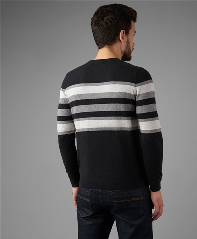 фото пуловера трикотажного HENDERSON, цвет серый, KWL-0791 GREY