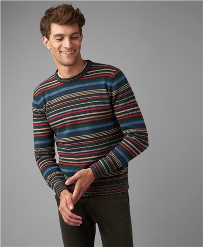 фото пуловера трикотажного HENDERSON, цвет серый, KWL-0794 GREY