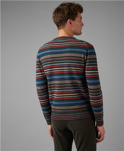 фото пуловера трикотажного HENDERSON, цвет серый, KWL-0794 GREY