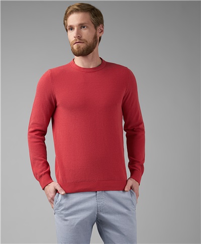 фото пуловера трикотажного HENDERSON, цвет красный, KWL-0806 RED