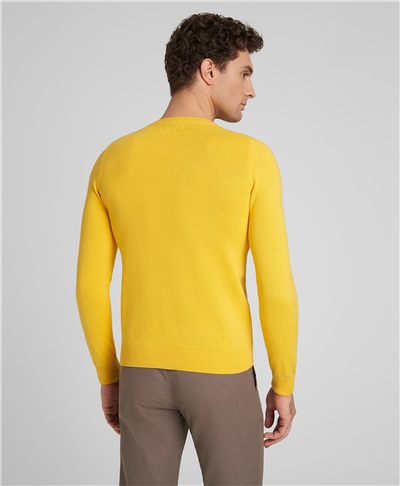 фото пуловера трикотажного HENDERSON, цвет желтый, KWL-0811 YELLOW