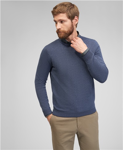фото пуловера трикотажного HENDERSON, цвет светло-синий, KWL-0831 LNAVY