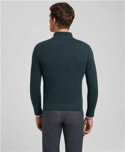 фото пуловера трикотажного HENDERSON, цвет зеленый, KWL-0838 GREEN