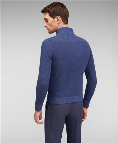фото пуловера трикотажного HENDERSON, цвет светло-синий, KWL-0838 LNAVY