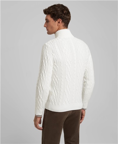 фото пуловера трикотажного HENDERSON, цвет белый, KWL-0849 WHITE