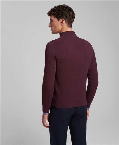 фото пуловера трикотажного HENDERSON, цвет бордовый, KWL-0854 BORDO