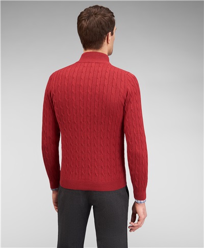 фото пуловера трикотажного HENDERSON, цвет красный, KWL-0855 RED