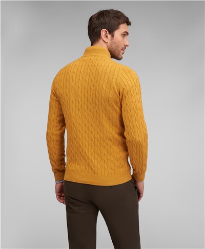фото пуловера трикотажного HENDERSON, цвет желтый, KWL-0855 YELLOW