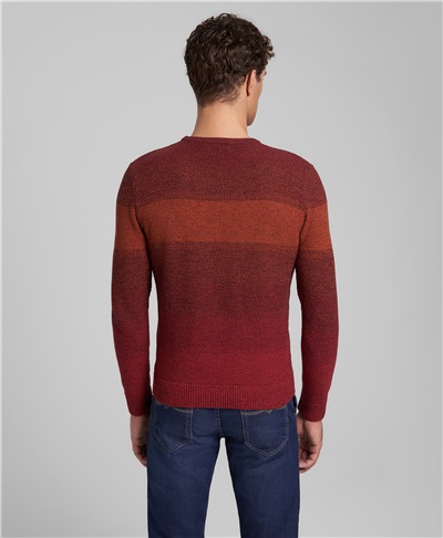 фото пуловера трикотажного HENDERSON, цвет рыжий, KWL-0881 RUST
