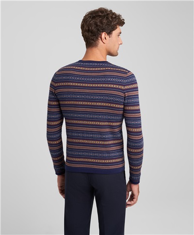 фото пуловера трикотажного HENDERSON, цвет синий, KWL-0898 NAVY