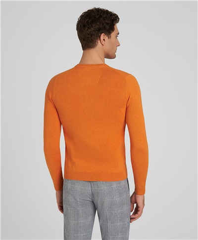 фото пуловера трикотажного HENDERSON, цвет оранжевый, KWL-0911 ORANGE