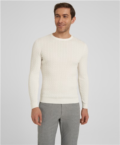 фото пуловера HENDERSON, цвет белый, KWL-0950 WHITE