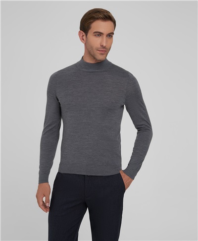 фото пуловера трикотажного HENDERSON, цвет серый, KWL-TN-F2 GREY