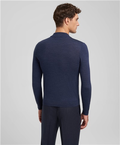 фото пуловера трикотажного HENDERSON, цвет светло-синий, KWL-TN-F2 LNAVY
