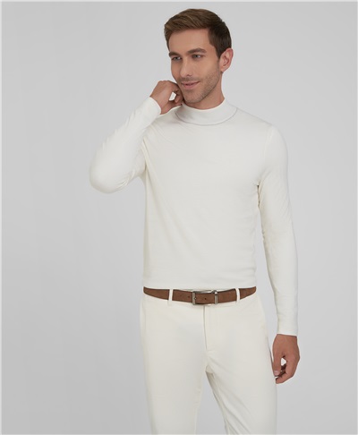 фото пуловера трикотажного HENDERSON, цвет белый, KWL-TN-F2 WHITE