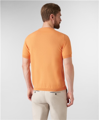 фото пуловера трикотажного HENDERSON, цвет оранжевый, KWS-0040 ORANGE